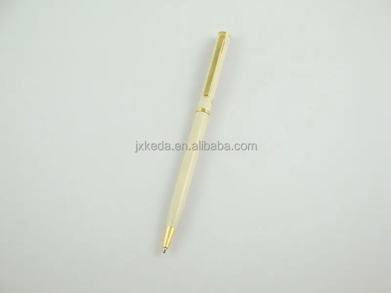 No Moq Slim Skinny Pen With Stylus Fast Delivery Custom Cheap Hotel Pen Promotional Metal Thin