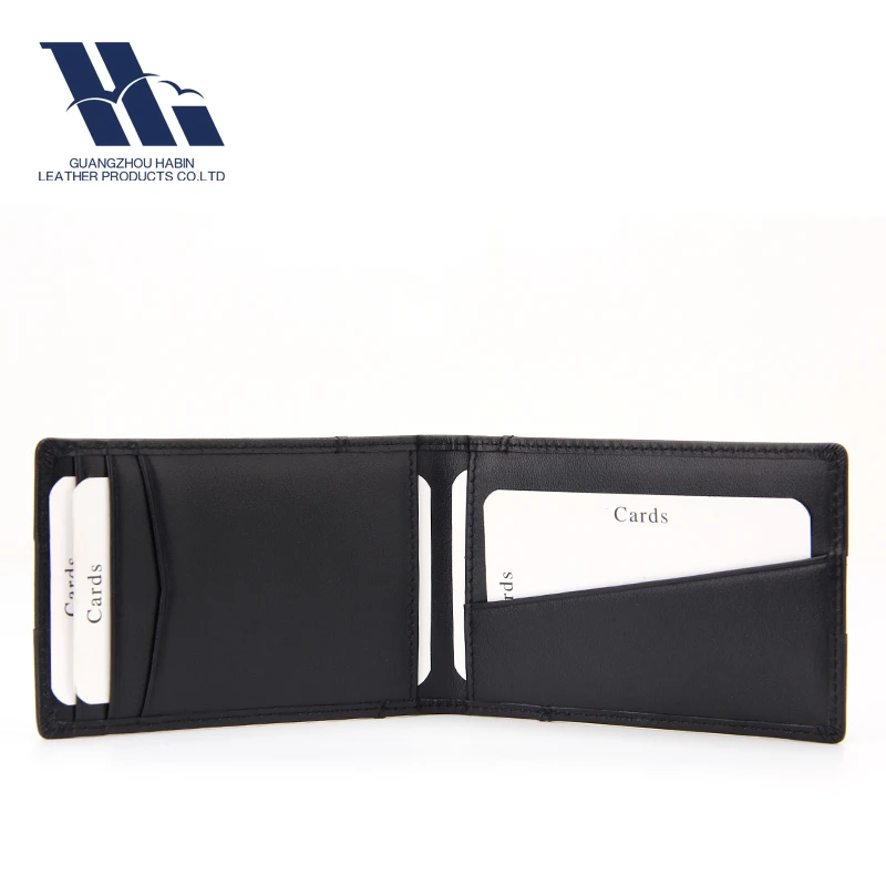 Mens Wallet Customized Men's Rfid Slim Leather Wallet Wholesale Rfid Money Clip Card Holder Men