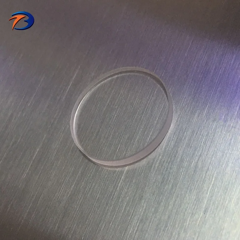 Factory price two sides polished round bk7 optical  glass disc transparent glass disks