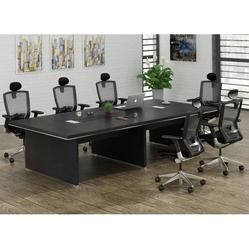 Latest Design Office Meeting Room Desk And Chairs Combination