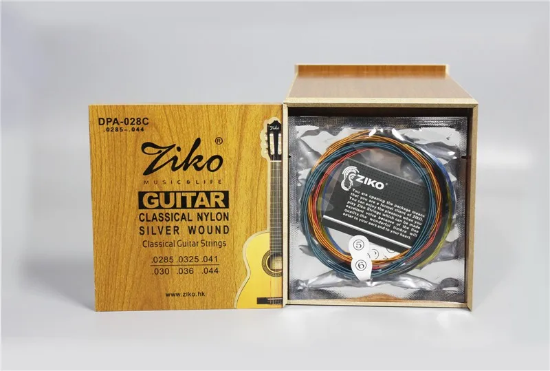 Ziko Coated Colorful Classical Guitar Strings Dpa028c Buy Ziko