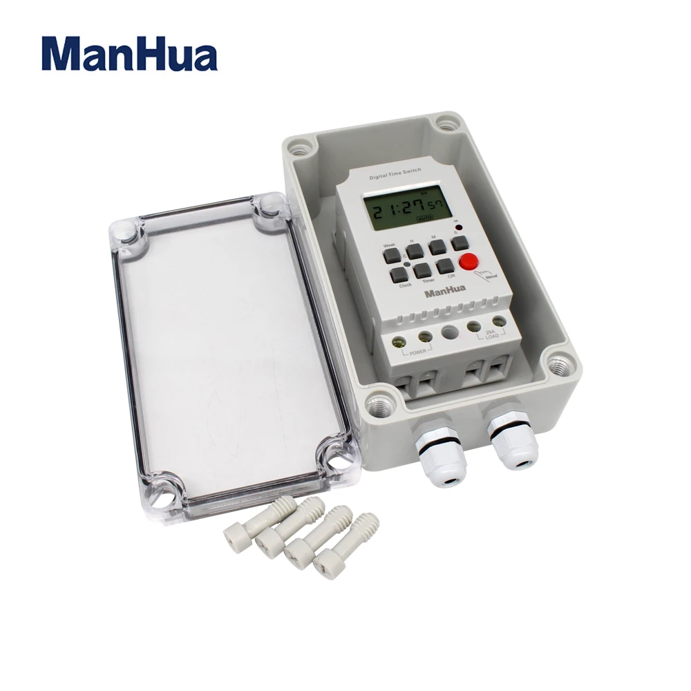 Manhua Mt316se Low Price Digital Waterproof 25 Amp Ip65 Timer Switch