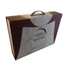 PVC Handle and Magnetic Closure Hinged Paper Gift Box