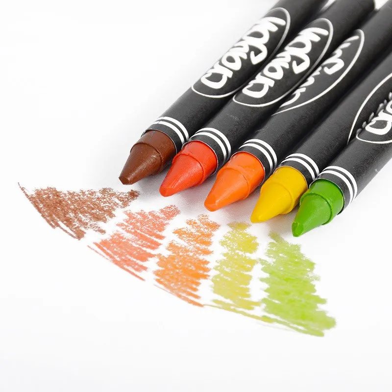 Students Go Back To School Watercolor Pencils Crayons Oil Pastels