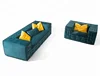 New Modern Wood Leg Fabric Tufted Modular Sofa Set Design Contemporary Furniture