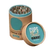 custom shot glass cylinder packaging box with lid cardboard kraft paper box