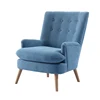 ODM&OEM Factory Wooden High Lounge Living Room Restaurant Single Seat Dinner Fabric Sofa Chair linen sofa