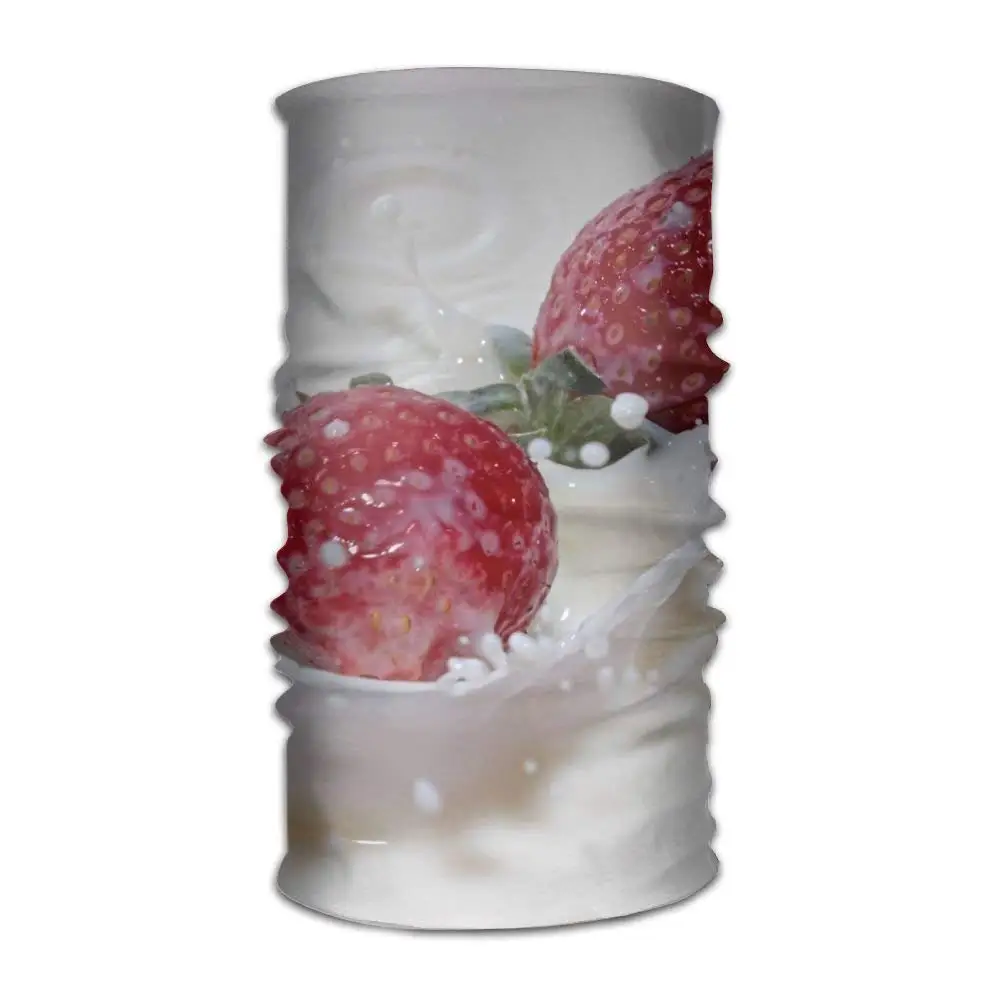 DGYEG44 Strawberries Printing Scarf Kids Warm Soft Fashion Scarf Shawl For Autumn Winter
