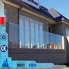 12mm thick tempered glass deck railing
