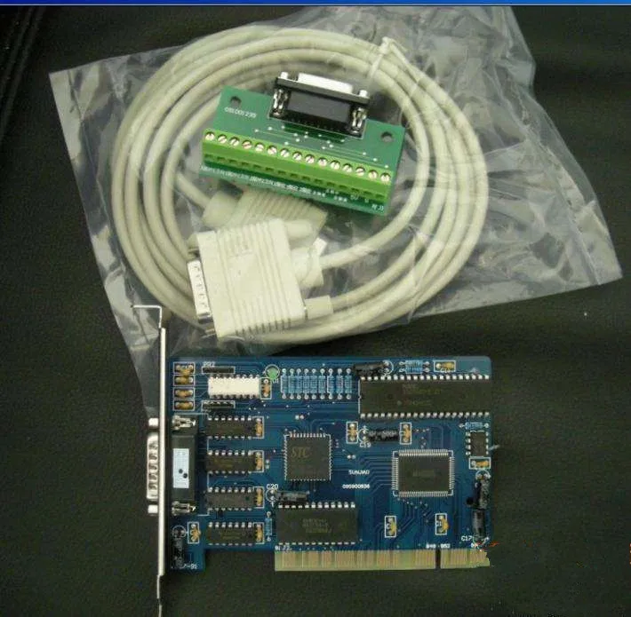 3 轴数控控制器 ncstudio pci卡 cnc 运动控制卡用于数控雕刻机