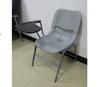Plastic Training Arm Chair Folding 2-seats Writing Table Fireproof Student With Pad Lock Stackable Tablet Stedent Desk Chairs
