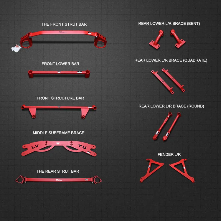 Front Strut Tower Bar For Toyota Reiz Chassis Suspension Structure