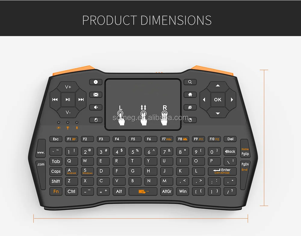 i8 Plus Wireless Keyboard