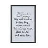 Vintage Rustic Black Wooden Wall Motivational Quotes Framed Art