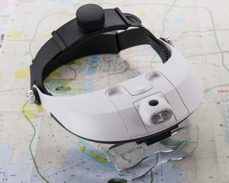 Tête de MG81001-H portant la loupe avec la LED, loupe avec la LED