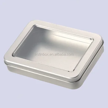 rectangular tin boxes