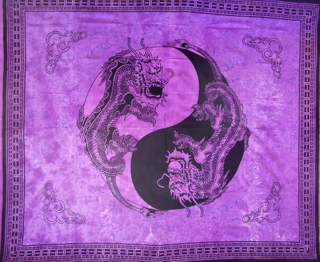 Buy Purple Winged Dragon Full Tapestry in Cheap Price on Ali