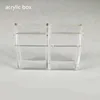 acrylic cigarette case Customized shape and dize clear transparent acrylic cigarette display case