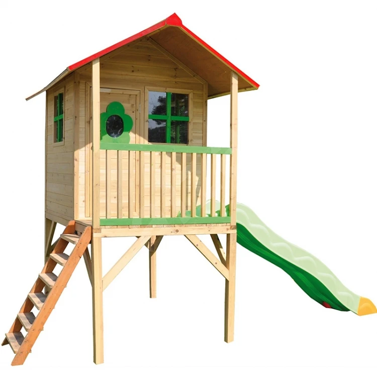 painted wooden playhouse