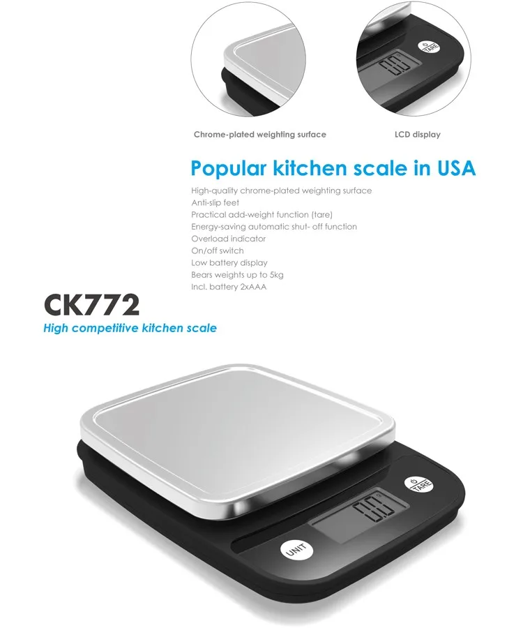 Manufacturer 5kg 1g Precision Electronic Nutrition Food Manufacturer 5kg 1g Precision Electronic Nutrition Food Kitchen Digital Weighing Scale