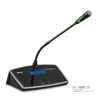 Professional digital discussion conference system delegate unit audio conference microphone