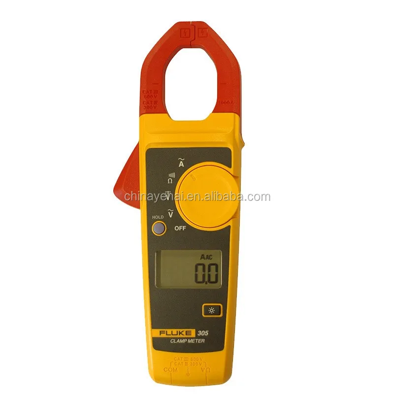 Fluke 305 Digital Clamp Meter Current High Voltage Clamp Meter Ac/dc