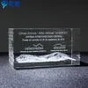 Best selling cheap 3 d laser engraving cut crystal cube souvenir