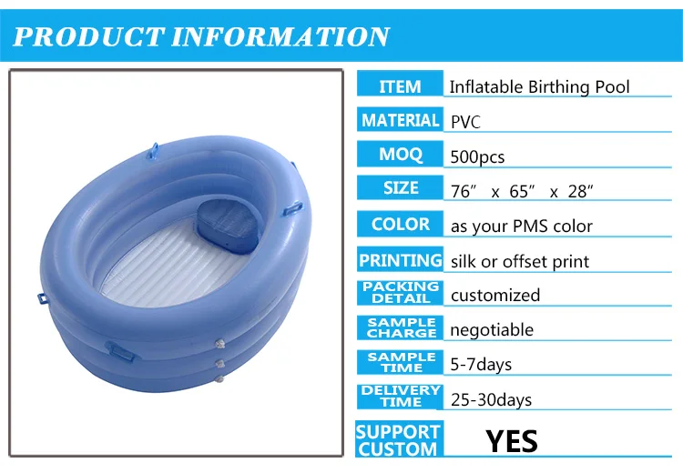 inflatable birthing pool