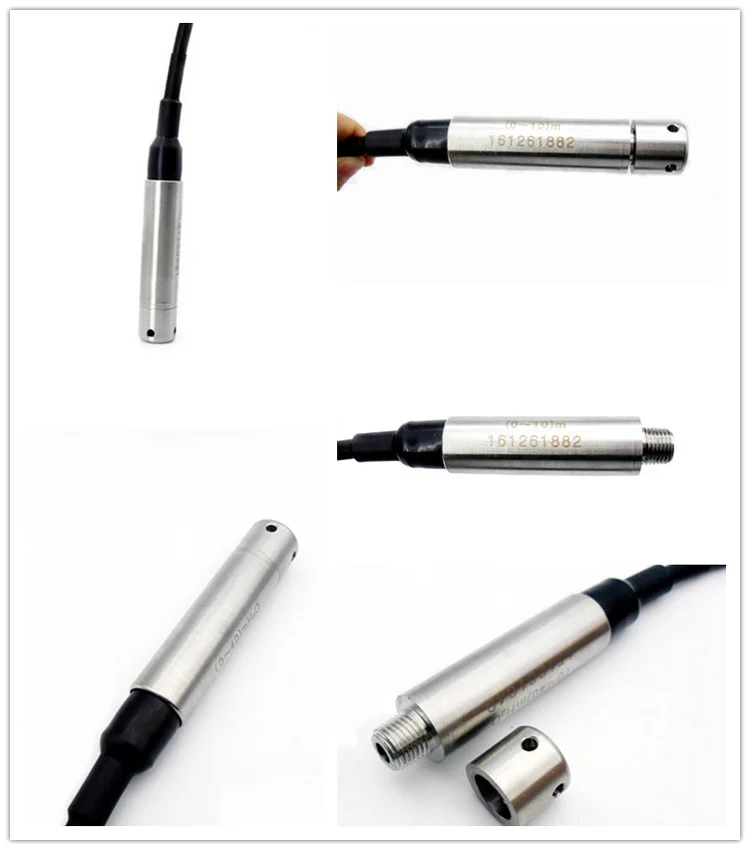 Waterproof Water and Fuel Level Sensor 4-20mA 0-5V 10V output