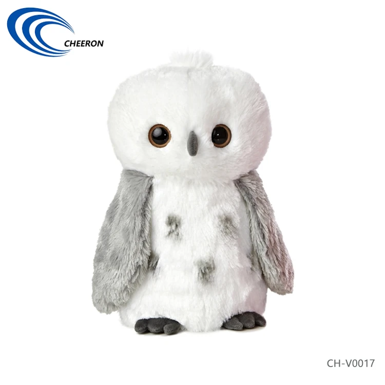 white stuffed owl