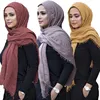 Top Quality Design Lady Turkey Scarves Beautiful Women Muslim Crinkle Hijab Shawl