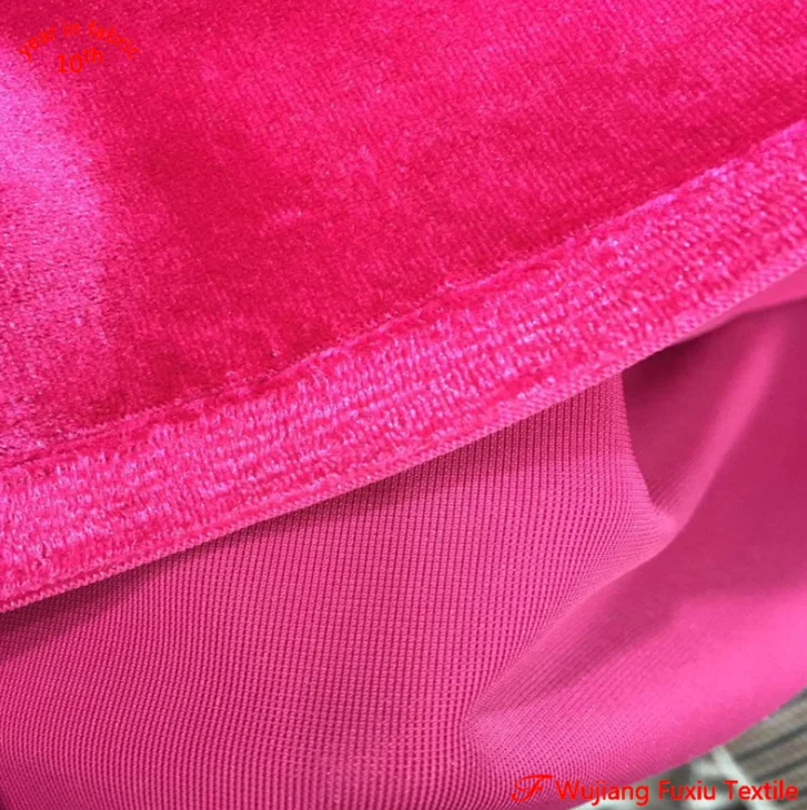 Wholesale High Quality Heavy Stretch Velvet Fabric 5000 In Knit Fabric
