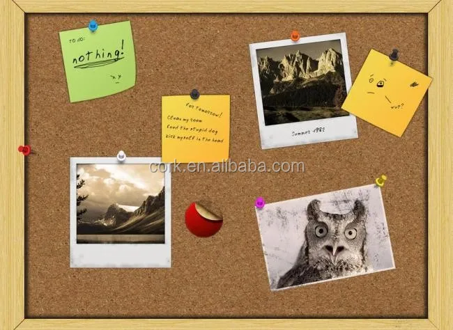 Wholesale Sizes of Decoratice Cork Notice Board