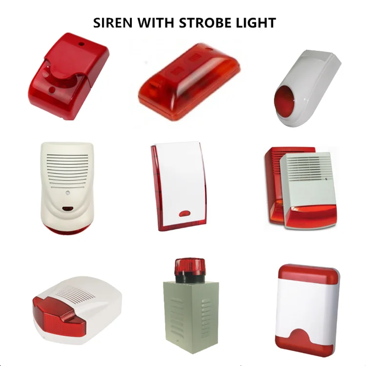 Indoor/outdoor Siren Alarm,Fire Alarm System Alarm Siren With Strobe