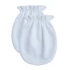 White Newborn Baby Mittens gloves/ baby hand protection gloves