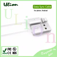 Micro USB Braided Charging Cable Magnetic Adapter Charger For Android