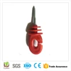 Electric Fencing Wood post Screw in Ring Insulator For Livestock,Bright Red