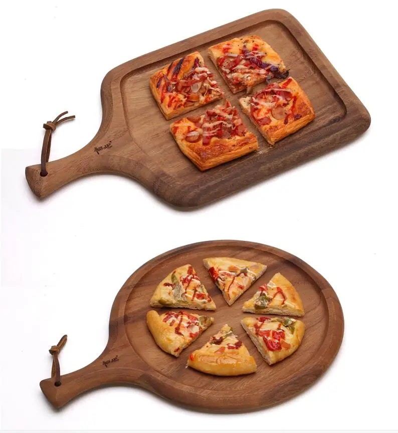 Walnut Wood Wooden Round Pizza Cutting Board Buy Wood Pizza Board