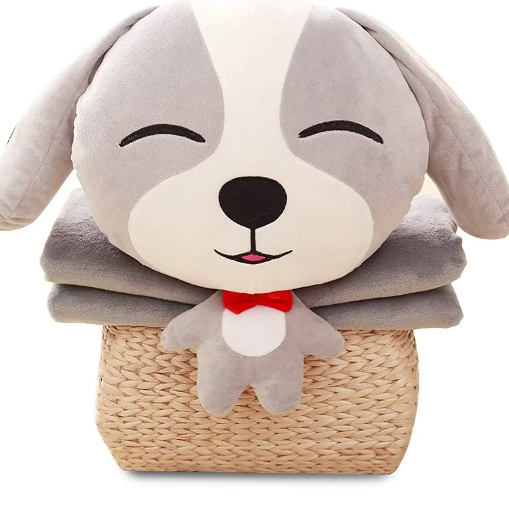 Nas Aostar 2 In 1 Pillow Blanket Plush Stuffed Animal Toys Throw