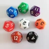Top Quality Polyhedral dice Colorful Custom 12 Sided Dice For Board Game