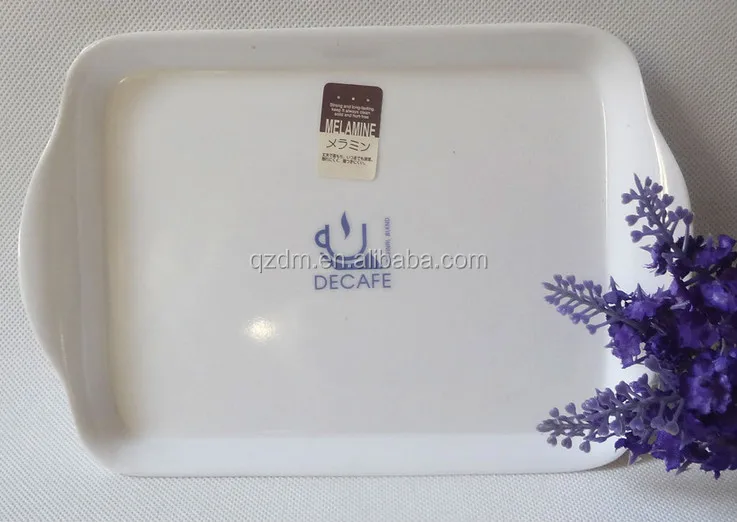8inch Square kids tray ,Melamine fuirt tray
