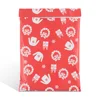 luxury fashion printed red poly mailing courier post package plastic mailers bags for merry christmas