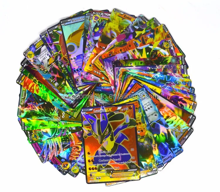 (new Arrival) 100pcs 60pcs 50pcs Pokemon Mega Card Wholesale Pokemon