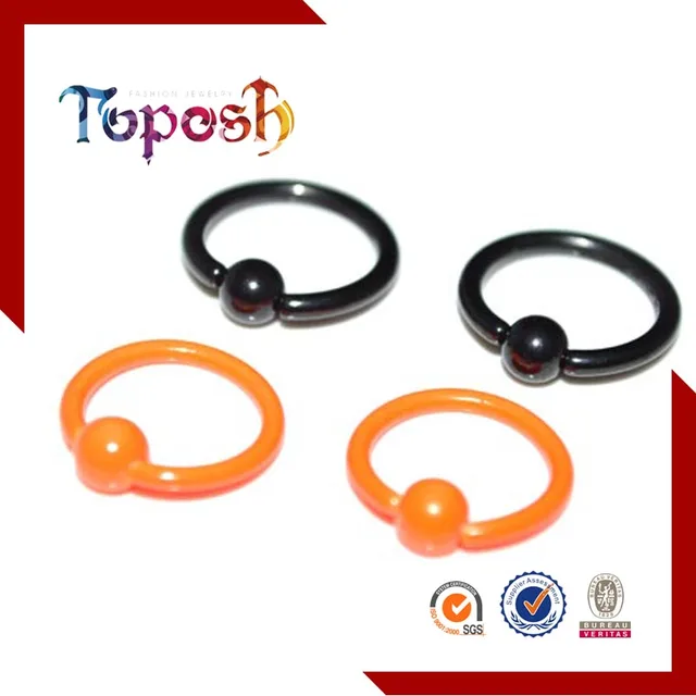 Cheap 16 Gauge Stainless Steel Slave Captive Nose Piercing Rings