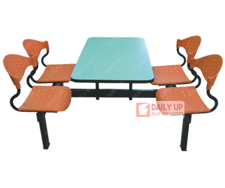 4 Person Public Dining Set Retail Section Restaurant Tables And Chairs Prices School Canteen Table And Chair