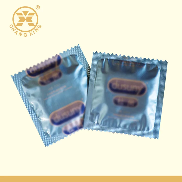 Condom Packaging Pouch Flat Bag 4 Side Sealed Little Bag With Terr