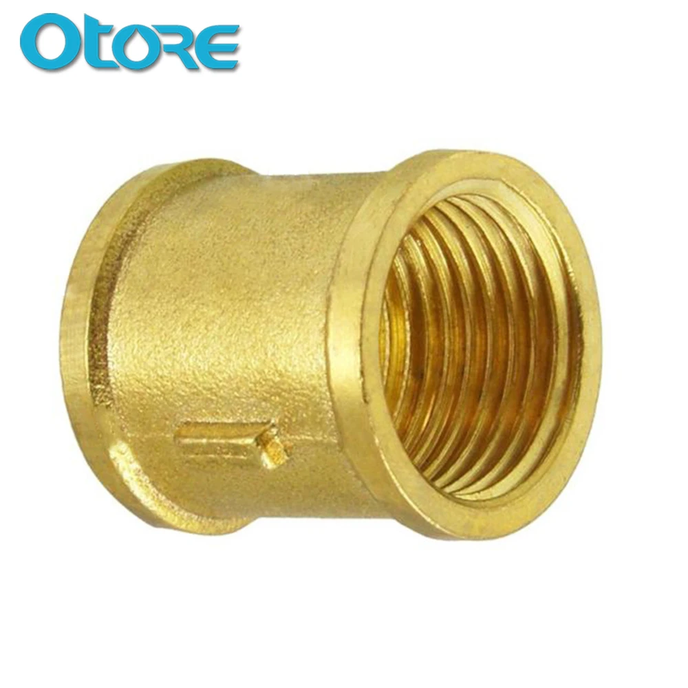 Otore 1/2" Bsp Equal Socket Forged Brass Female Socket Pipe Fitting ...