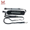 Multifunctional Wholesale running bungee hands free dog leash flexi adjustable dog waist leash with pouch