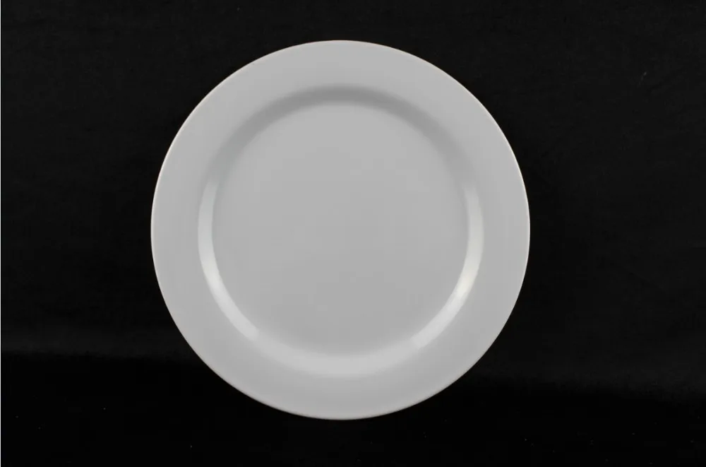 100%melamine white plate