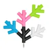 4 ports audio output 3.5mm Stereo Audio Splitter 1 Male to 4 Female to Earphone Adapter for Mobile Phone splitter